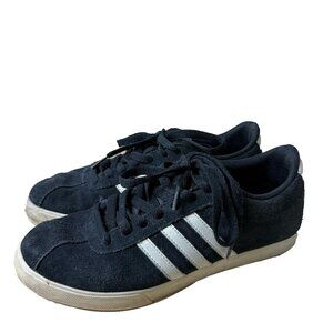 Adidas NEO womens sneakers US 8, black casual shoes